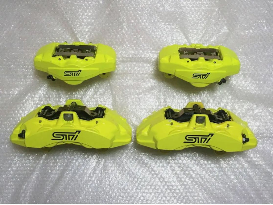 2022 Subaru WRX Brembo 6 Piston Neon Yellow Brembo Package