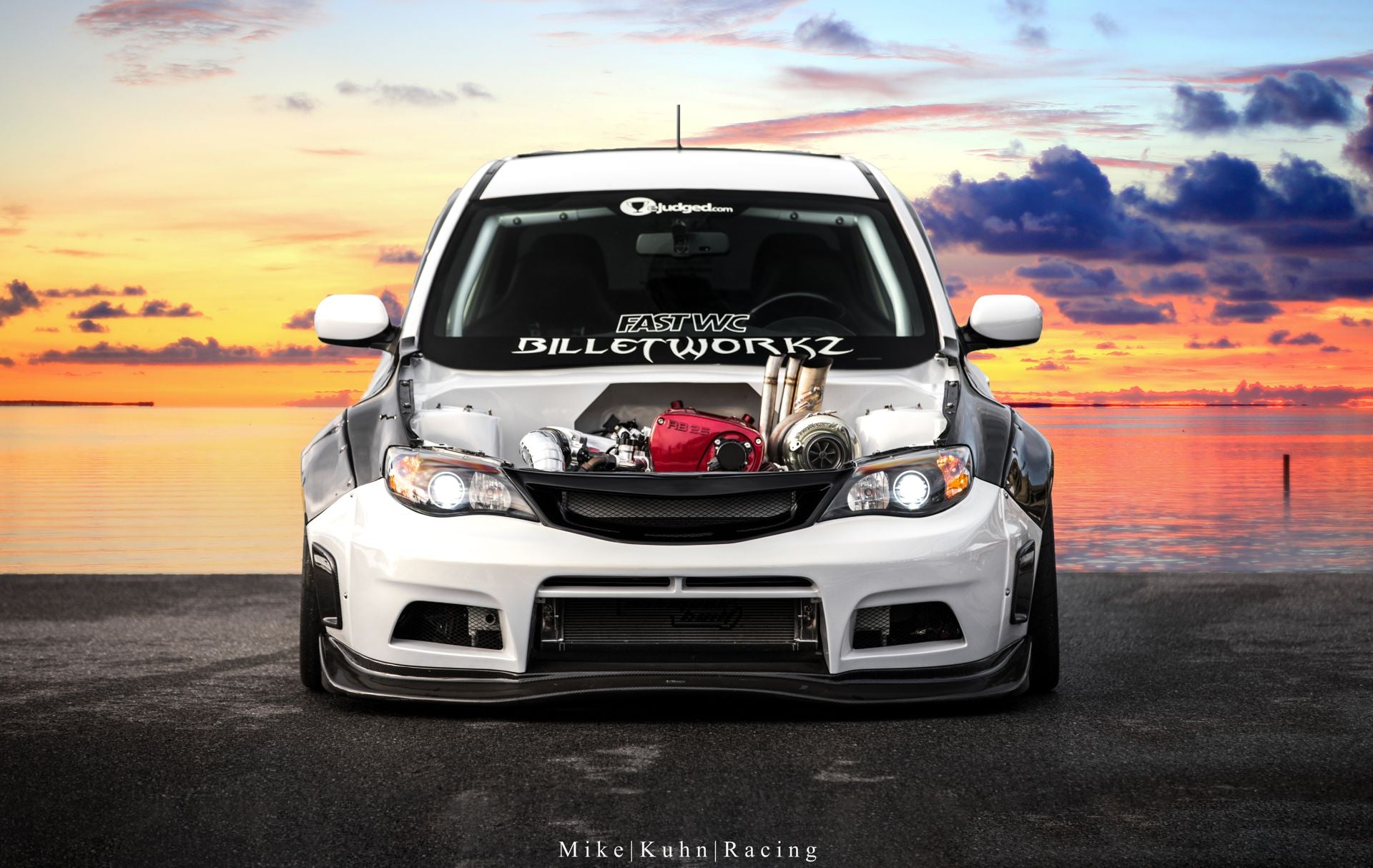 Austin Barnett’s Billetworkz WRX, a build by FAST of West Chester and Schmuck Built