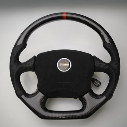 JDMuscle [02-04 WRX, 02-03 STI] Custom Carbon Fiber Steering Wheel