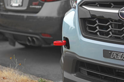 Perrin [22-25 WRX, 18-21 Crosstrek, 14-22 Forester] Front Tow Hook Red | PSP-BDY-237RD