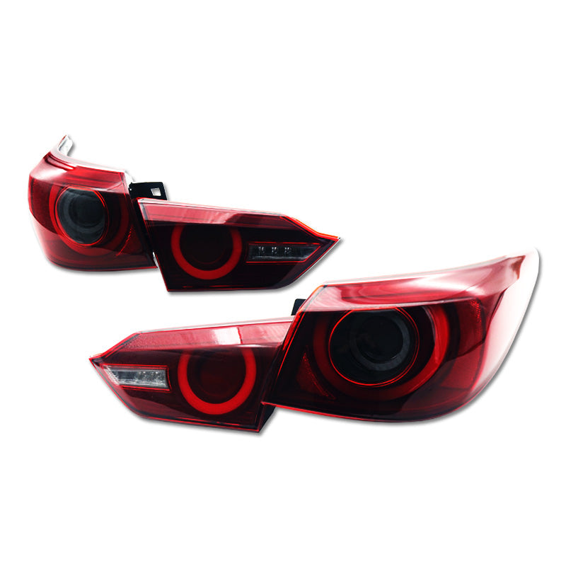 Racing Art [14-17 & 18+ Infiniti Q50 / Q50S] 400R Style Tailights