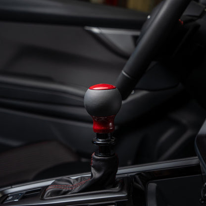 Billetworkz "Fusion" Shift Knob - Fits Subaru CVT: WRX (15–21), Crosstrek (13–23), Forester (14–18), Impreza (12–23), Legacy/Outback (10–14)
