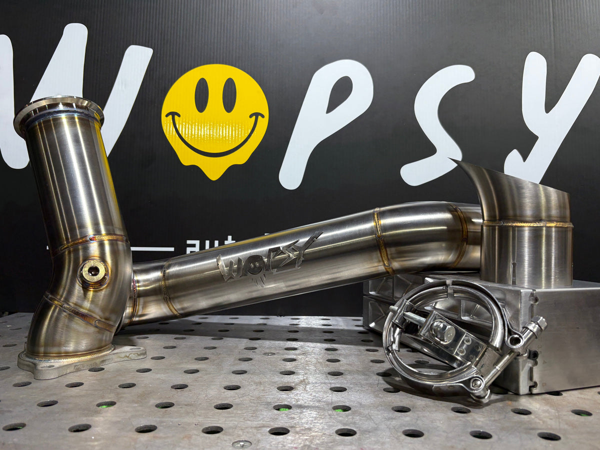 WopsyFab 22+ VB WRX 3.5" Side Exit Exhaust