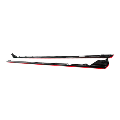 JDMuscle OEM / STI Style Aero Kit Gloss Black with Color Accent for 15-17 WRX/STI