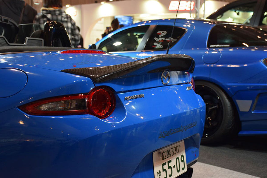 JDMuscle [16+ Mazda Miata ND] Tanso Carbon Fiber Duck Bill V1