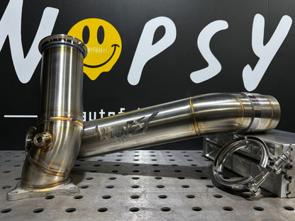 WopsyFab 22+ VB WRX 3.5" Side Exit Exhaust