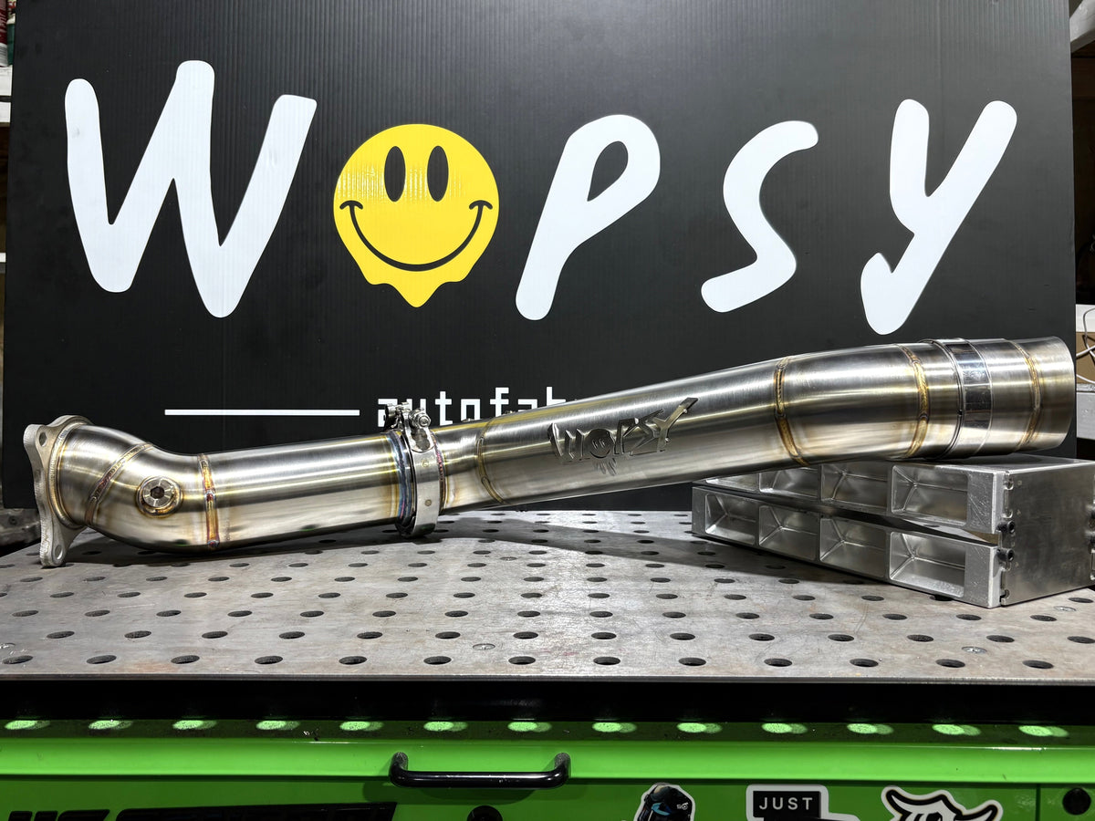 WopsyFab 22+ VB WRX 3.5" Side Exit Exhaust