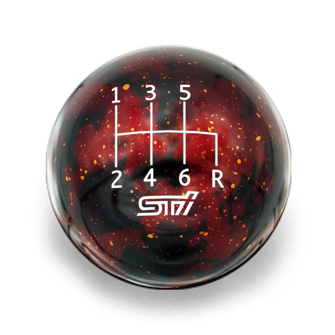 Billetworkz Cosmic Space Shift Knob - 6 Speed STI Standard Engraving - Subaru STI