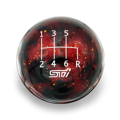 Billetworkz Cosmic Space Shift Knob - 6 Speed STI Standard Engraving - Subaru STI
