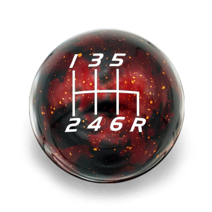 Billetworkz Cosmic Space Shift Knob - 6 Speed Velocity Engraving - Subaru WRX 2015-2025