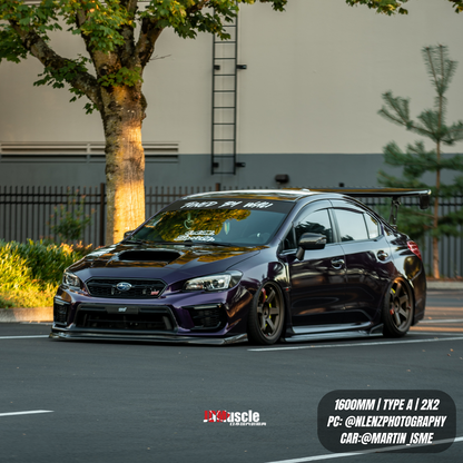 JDMuscle [15-21 WRX/STI] VS Style Full Carbon Fiber Euro GT Wing