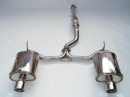 Invidia [00-09 Honda S2000] Rolled Dual Stainless Tips Q300 Cat Back Exhaust | HS00HS1GT3