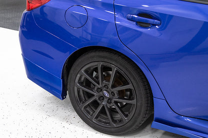 OLM Paint Matched JDM Style Rear Splash Guards (Galaxy Blue Pearl) - 2015-2021 WRX / STI