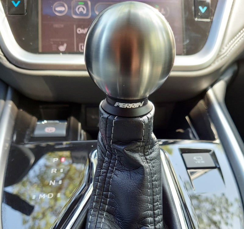 Perrin Ball Shift Knob - 2.0in. / Brushed Finish FOR Subaru Outback / Ascent CVT 2020+ | PSP-INR-141-3
