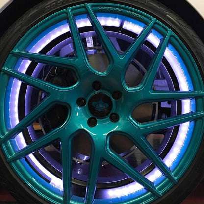 Oracle LED Illuminated Wheel Rings - Double LED - White
