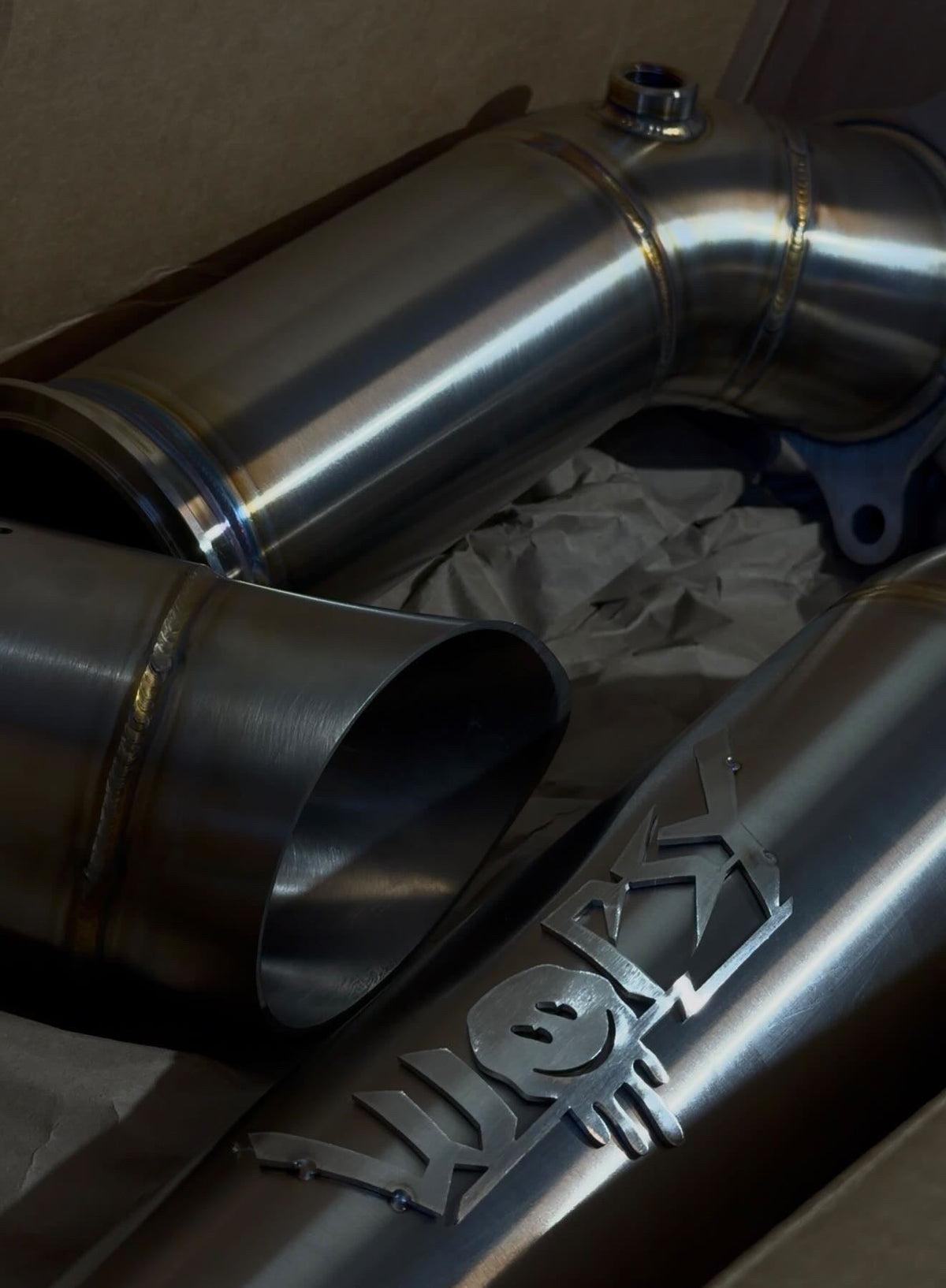 WopsyFab 22+ VB WRX 3.5" Side Exit Exhaust