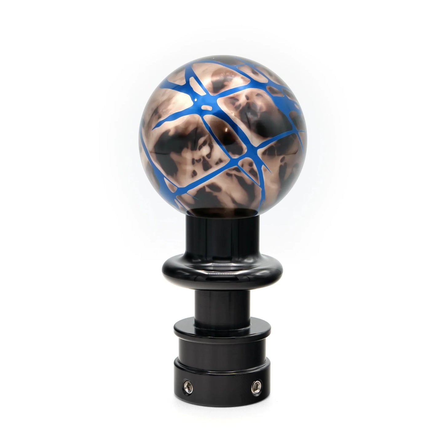 Billetworkz Automatic Shifter - Black Smoke w/ Blue Splash - Fits Subaru CVT: Forester (2019-2024)