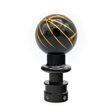 Billetworkz Automatic Shifter - Black w/ Gold Splash - Fits Subaru CVT: WRX (15–21), Crosstrek (13–23), Forester (14–18), Impreza (12–23), Legacy/Outback (10–14)