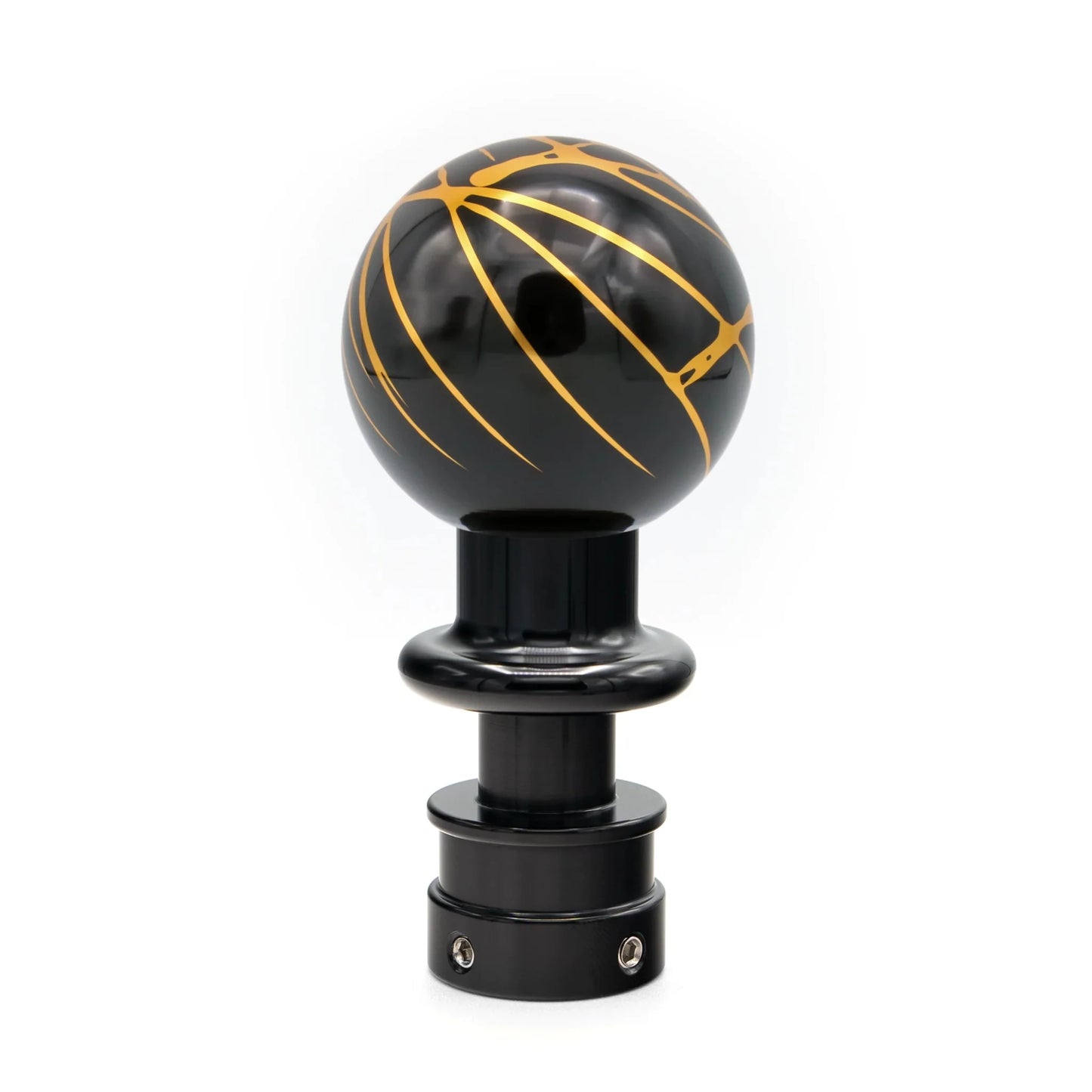 Billetworkz Automatic Shifter - Black w/ Gold Splash - Fits Subaru CVT: Forester (2019-2024)