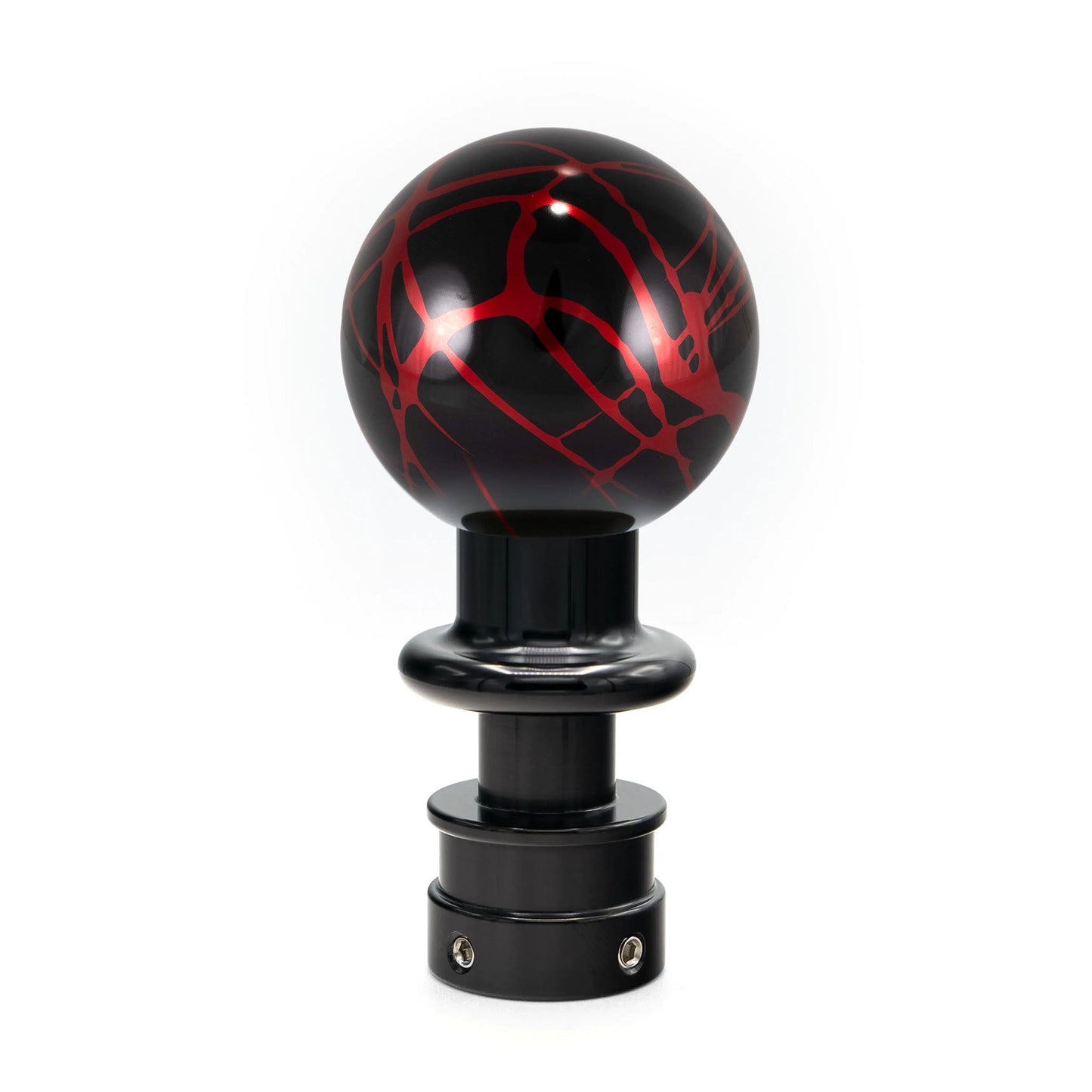 Billetworkz Automatic Shifter - Black w/ Red Splash - Fits Subaru CVT: WRX (2022+), Crosstrek (2024), Forester (2025+), Impreza (2024), Legacy/Outback (2015+)