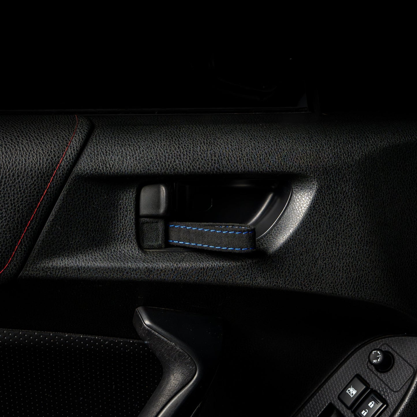 Billetworkz Alcantara Door Pull Strap Kit - Fits Subaru WRX/STI (2008-2021), BRZ (2013-2021), Crosstrek (2013-2017) & More