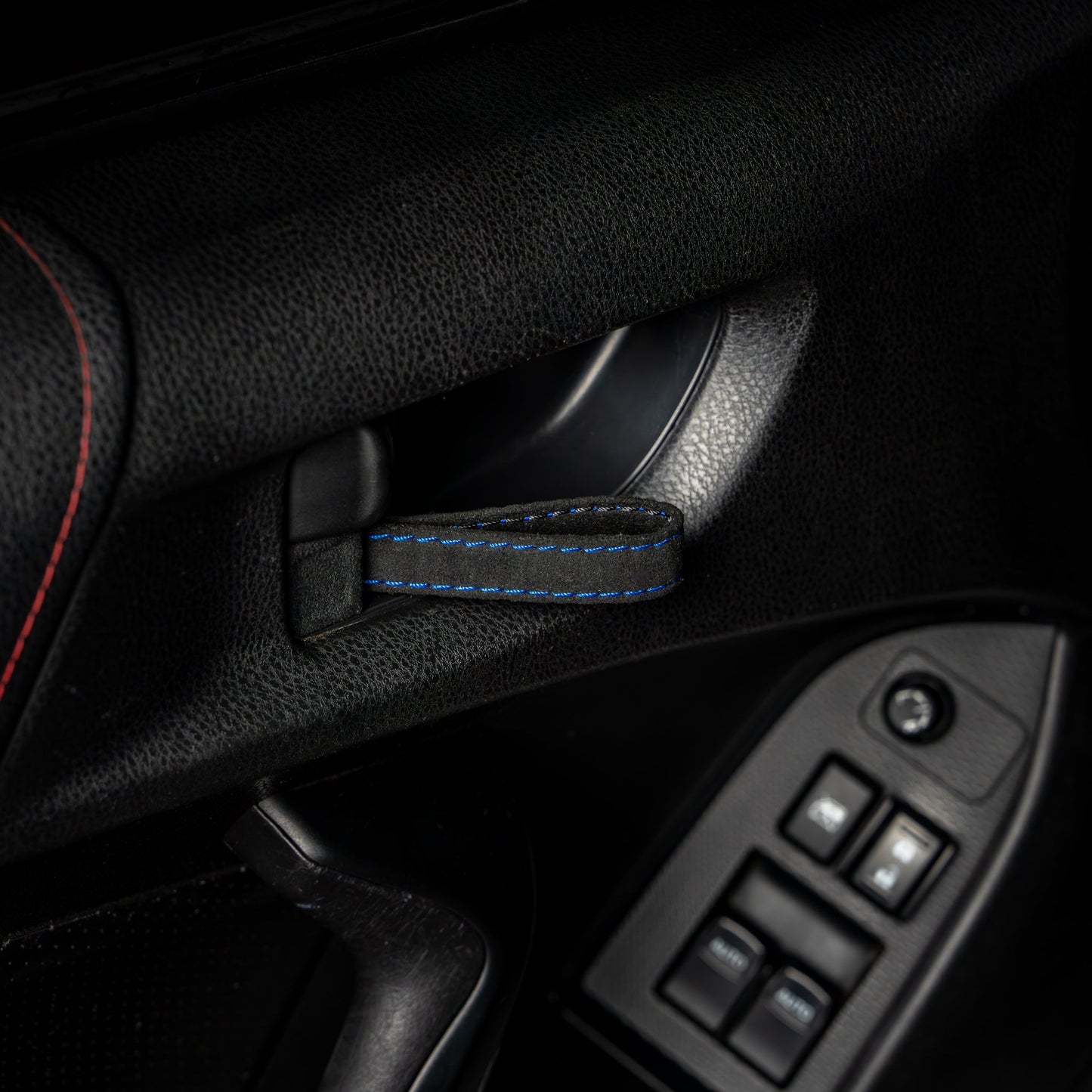 Billetworkz Alcantara Door Pull Strap Kit - Fits Subaru WRX/STI (2008-2021), BRZ (2013-2021), Crosstrek (2013-2017) & More