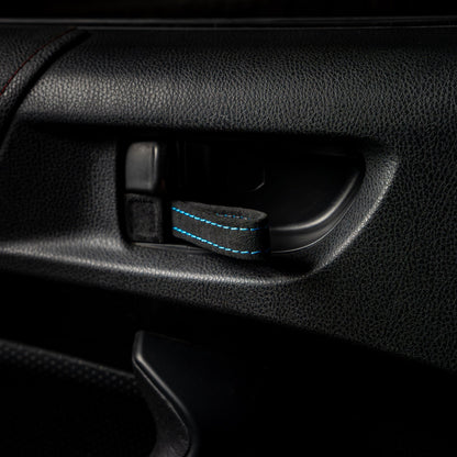 Billetworkz Alcantara Door Pull Strap Kit - Fits Subaru WRX/STI (2008-2021), BRZ (2013-2021), Crosstrek (2013-2017) & More