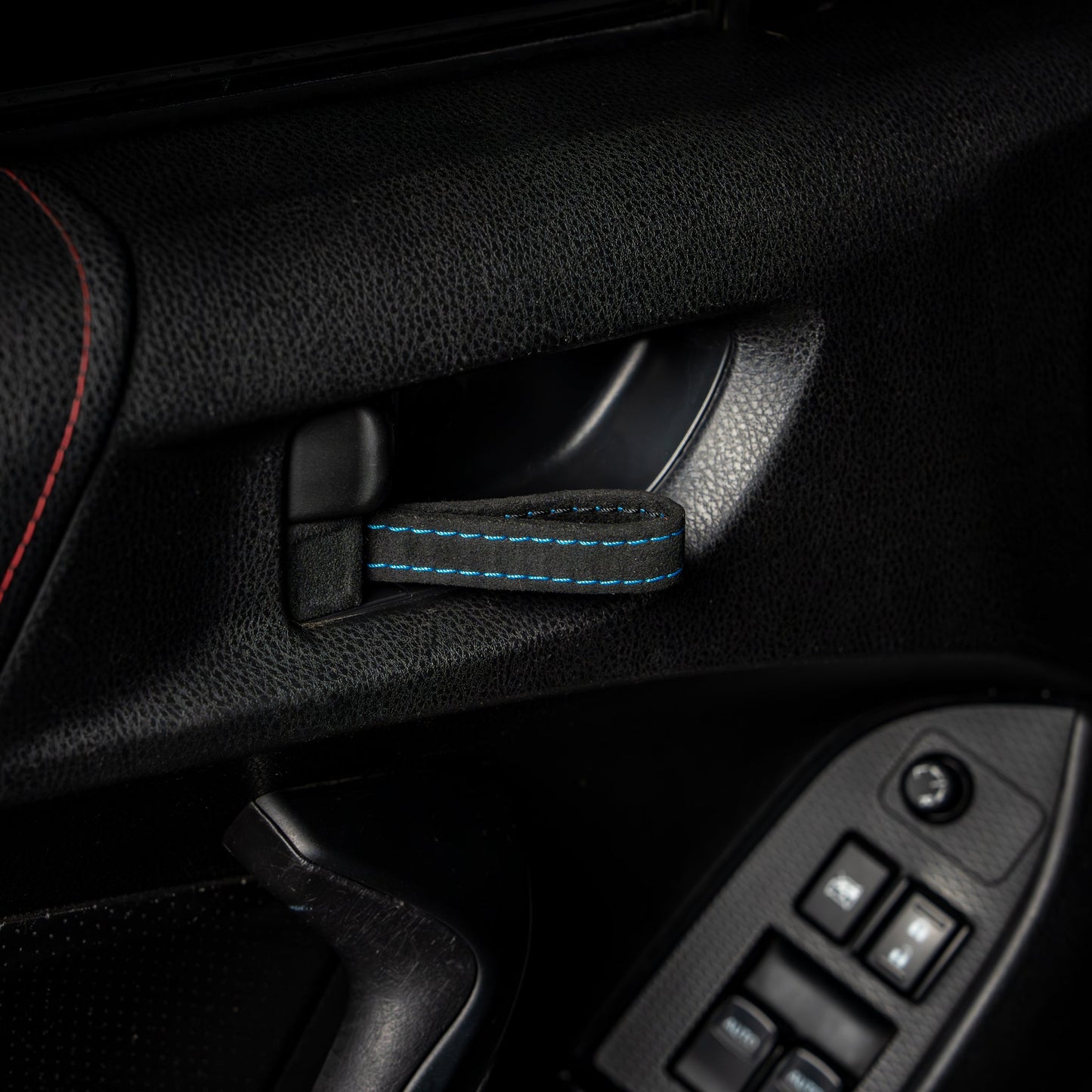 Billetworkz Alcantara Door Pull Strap Kit - Fits Subaru WRX/STI (2002–2007)