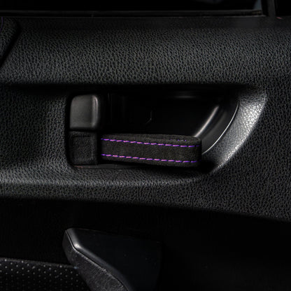 Billetworkz Alcantara Door Pull Strap Kit - Fits Subaru WRX/STI (2008-2021), BRZ (2013-2021), Crosstrek (2013-2017) & More