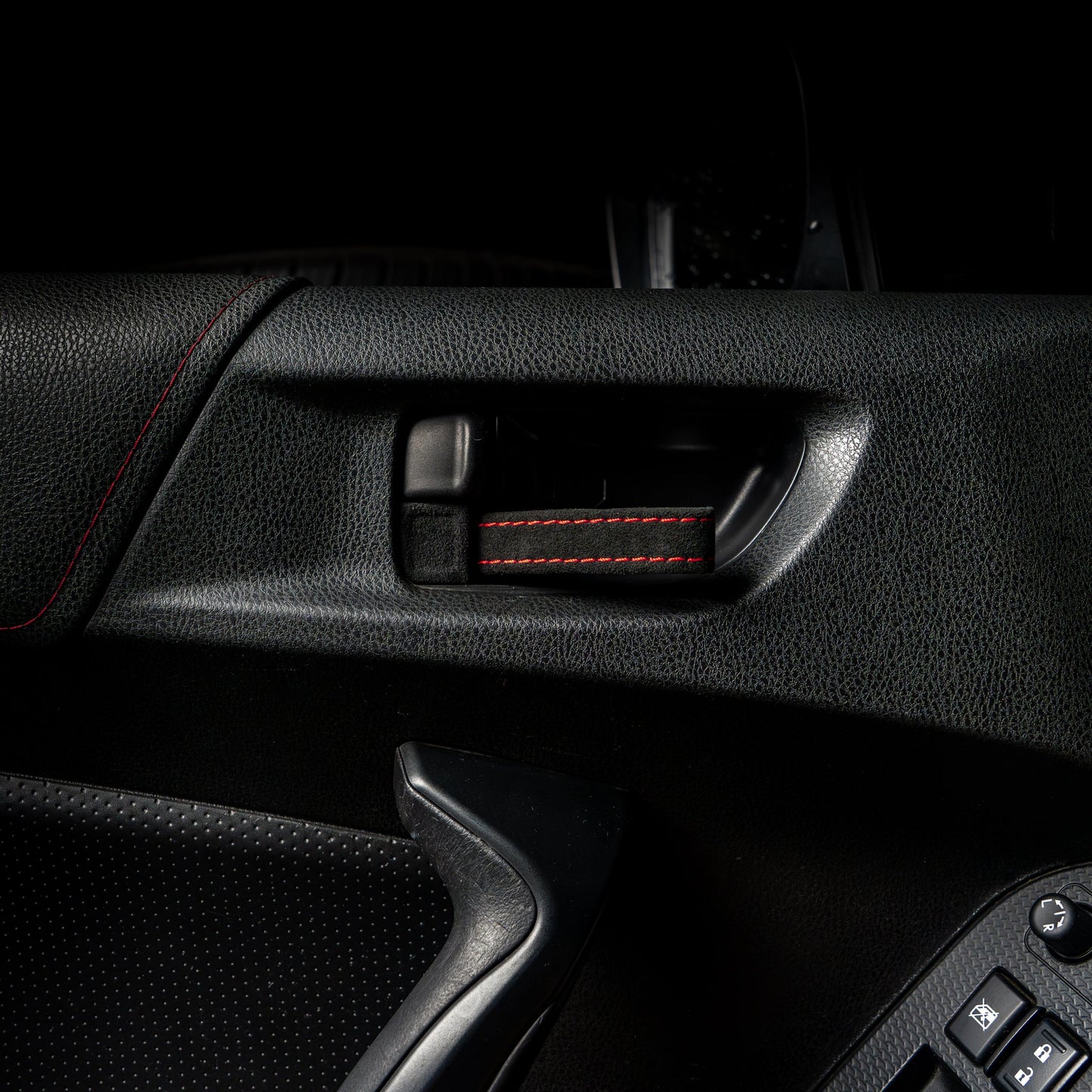 Billetworkz Alcantara Door Pull Strap Kit - Fits Subaru WRX/STI (2008-2021), BRZ (2013-2021), Crosstrek (2013-2017) & More