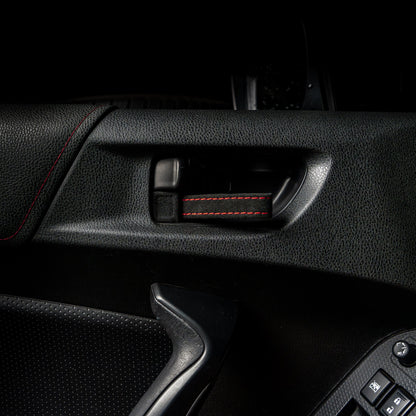 Billetworkz Alcantara Door Pull Strap Kit - Fits Subaru WRX/STI (2008-2021), BRZ (2013-2021), Crosstrek (2013-2017) & More
