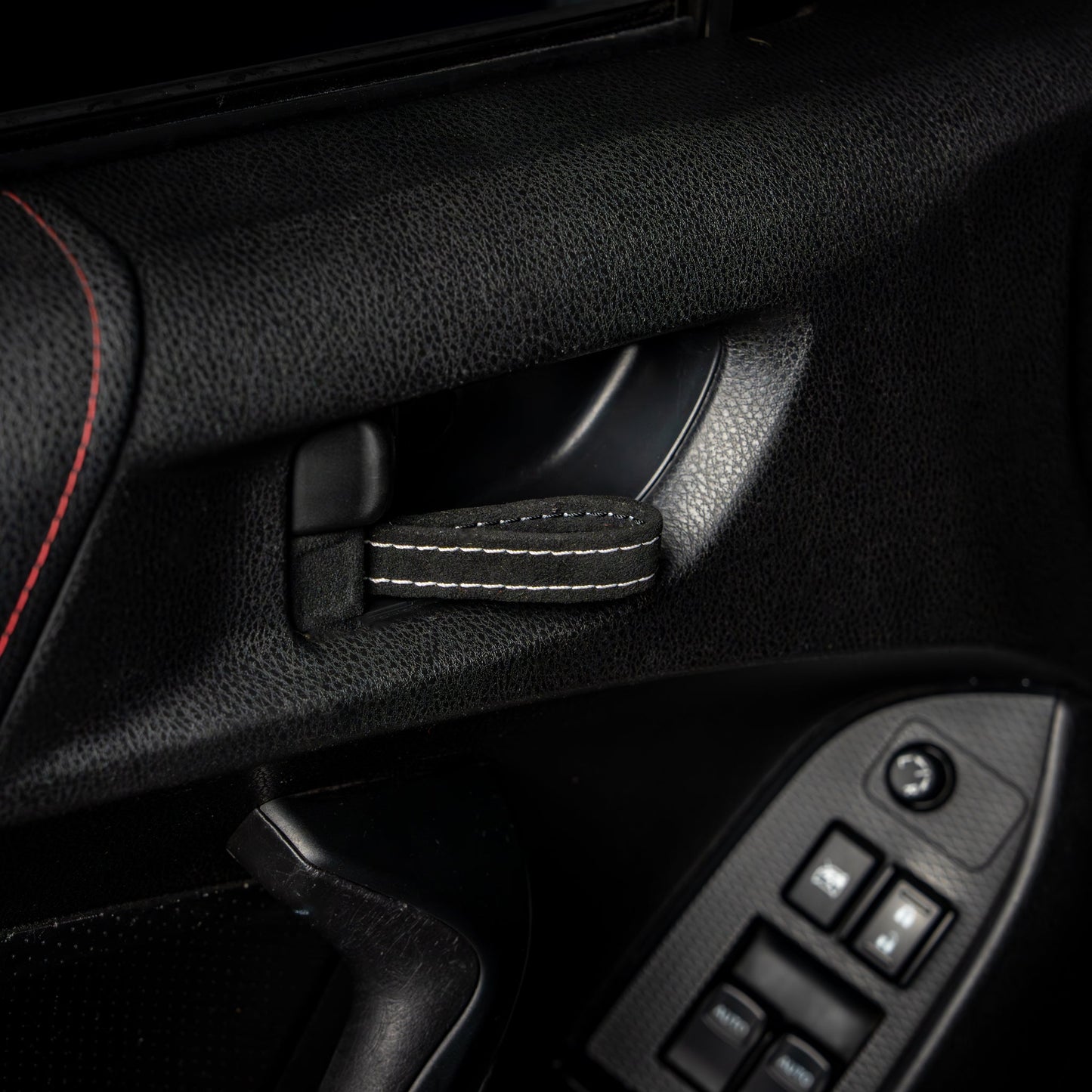 Billetworkz Alcantara Door Pull Strap Kit - Fits Subaru WRX/STI (2008-2021), BRZ (2013-2021), Crosstrek (2013-2017) & More