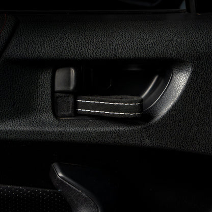 Billetworkz Alcantara Door Pull Strap Kit - Fits Subaru WRX/STI (2008-2021), BRZ (2013-2021), Crosstrek (2013-2017) & More