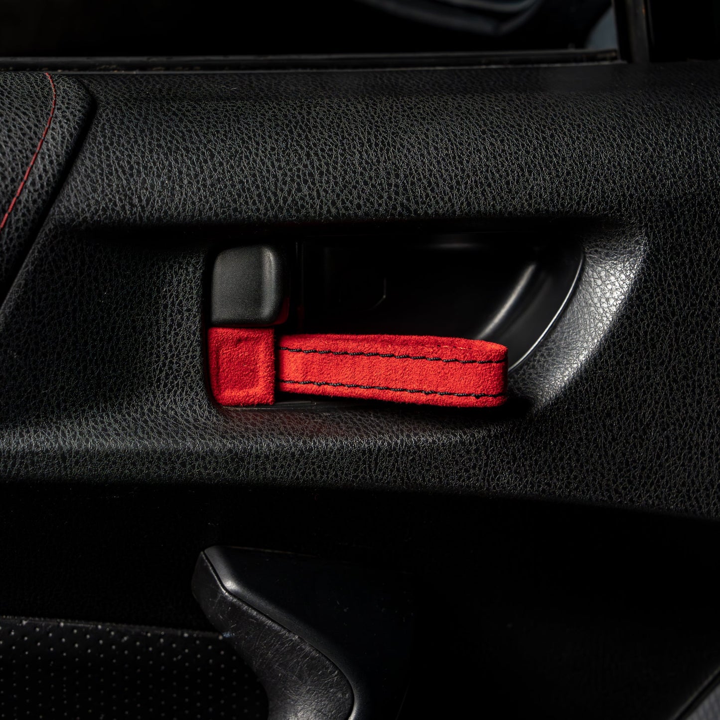 Billetworkz Alcantara Door Pull Strap Kit - Fits Subaru WRX/STI (2008-2021), BRZ (2013-2021), Crosstrek (2013-2017) & More