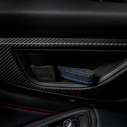 Billetworkz Alcantara Door Pull Strap Kit - Fits Subaru WRX/BRZ/GR86/Ascent (2022+), Crosstrek (2018+) & More