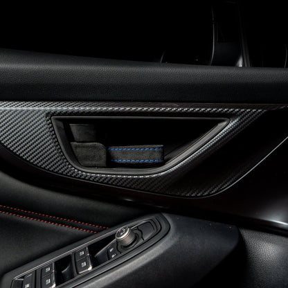 Billetworkz Alcantara Door Pull Strap Kit - Fits Subaru WRX/BRZ/GR86/Ascent (2022+), Crosstrek (2018+) & More