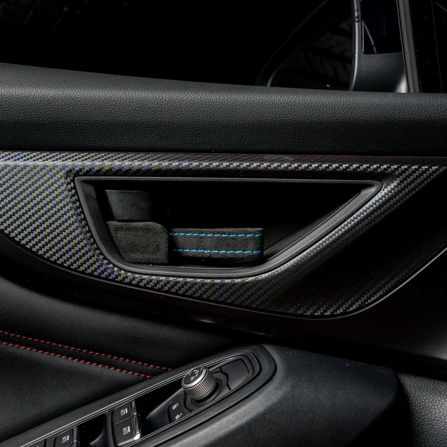 Billetworkz Alcantara Door Pull Strap Kit - Fits Subaru WRX/BRZ/GR86/Ascent (2022+), Crosstrek (2018+) & More