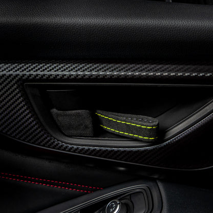 Billetworkz Alcantara Door Pull Strap Kit - Fits Subaru WRX/BRZ/GR86/Ascent (2022+), Crosstrek (2018+) & More