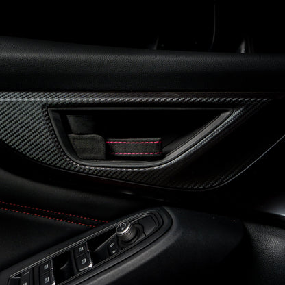 Billetworkz Alcantara Door Pull Strap Kit - Fits Subaru WRX/BRZ/GR86/Ascent (2022+), Crosstrek (2018+) & More