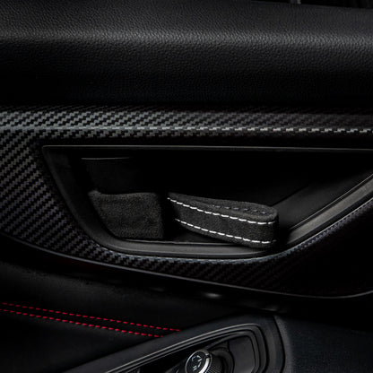 Billetworkz Alcantara Door Pull Strap Kit - Fits Subaru WRX/BRZ/GR86/Ascent (2022+), Crosstrek (2018+) & More