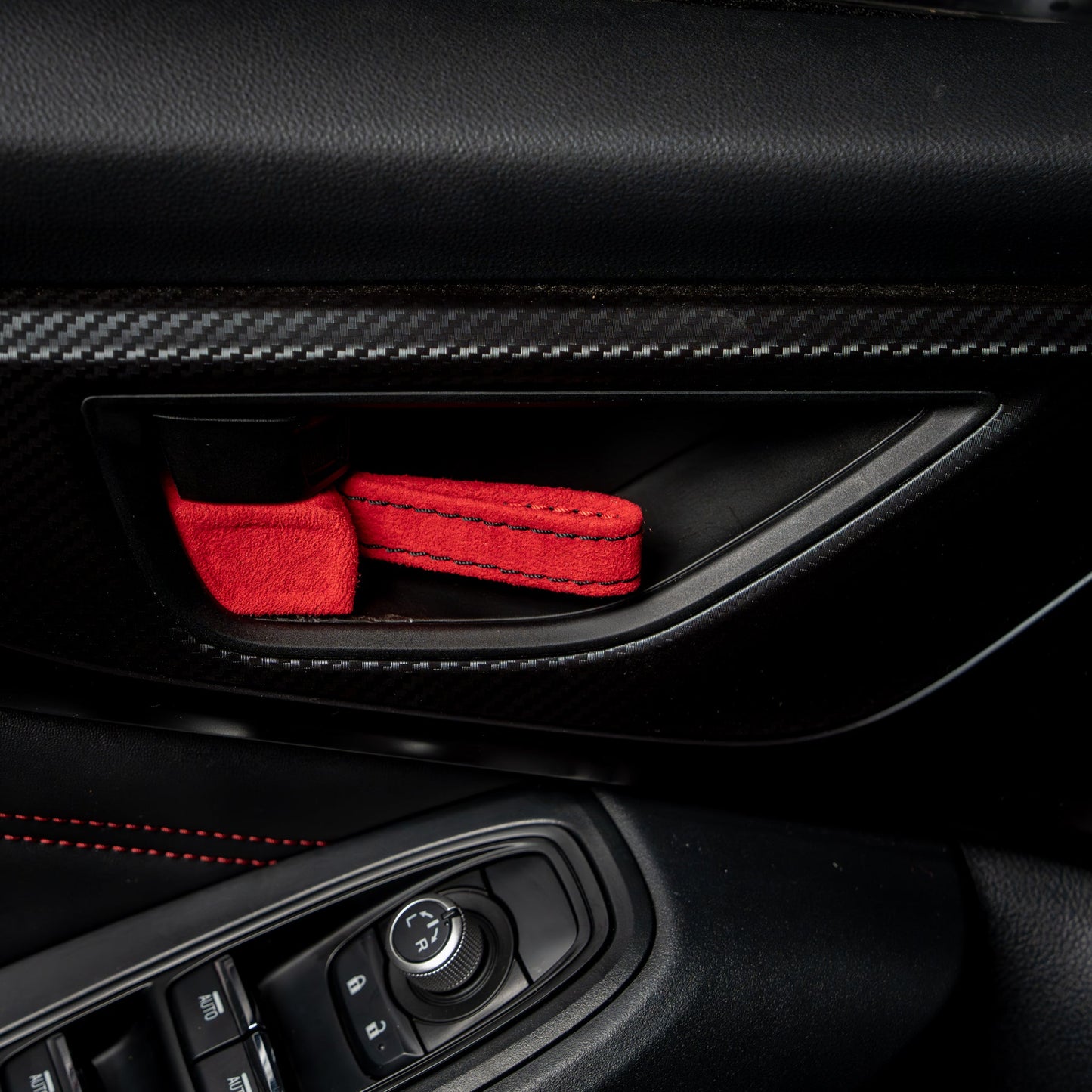 Billetworkz Alcantara Door Pull Strap Kit - Fits Subaru WRX/BRZ/GR86/Ascent (2022+), Crosstrek (2018+) & More