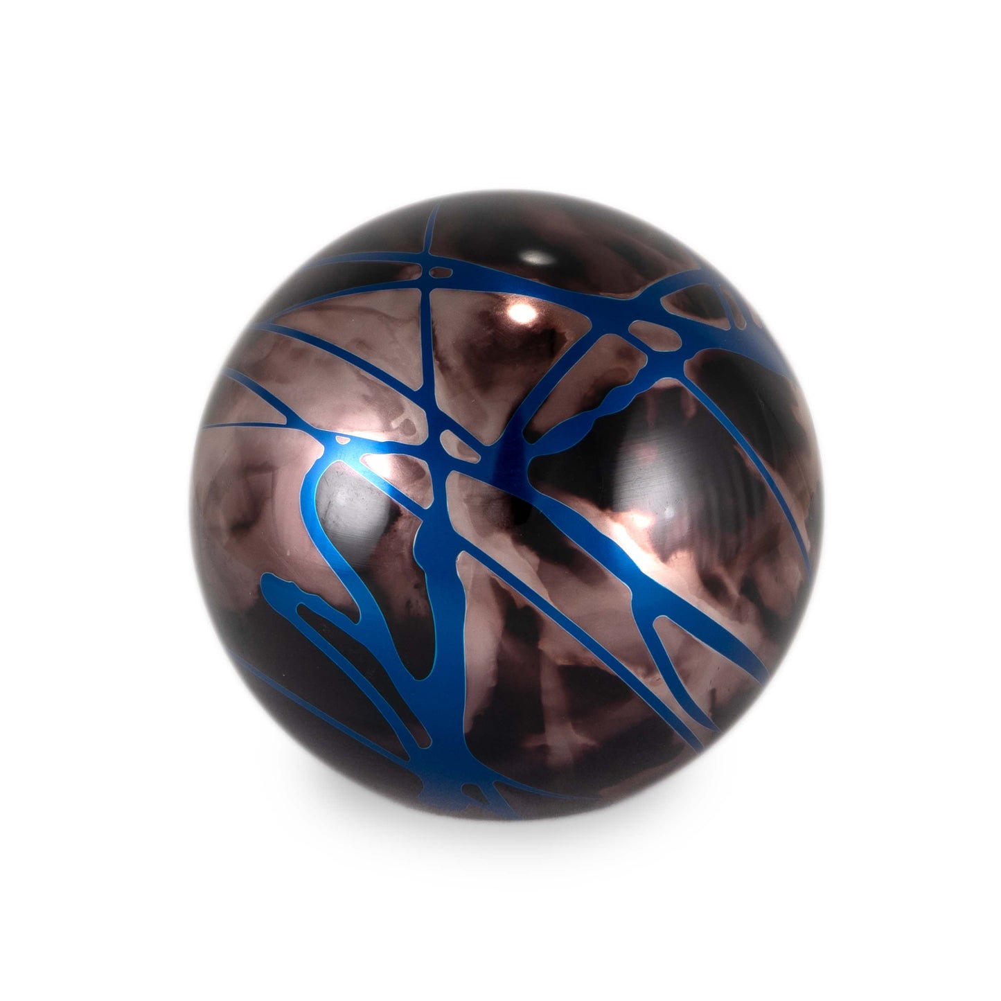 Billetworkz Shift Knob - Black Smoke w/ Blue Splash - Subaru WRX 6-Speed 2015-2025