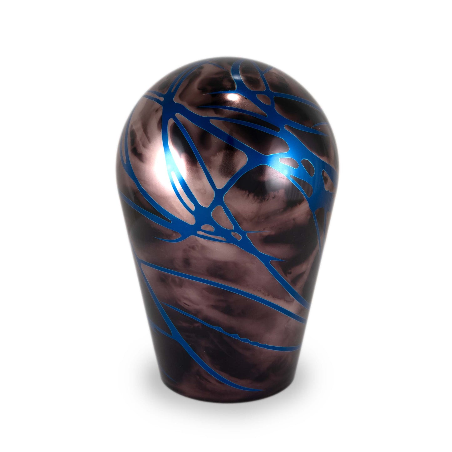 Billetworkz Shift Knob - Black Smoke w/ Blue Splash - Subaru STI 6-Speed