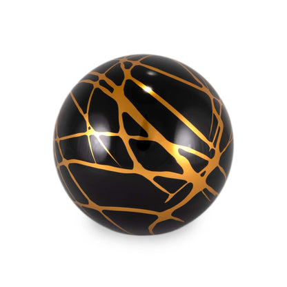 Billetworkz Shift Knob - Black w/ Gold Splash - Subaru WRX 6-Speed 2015-2025