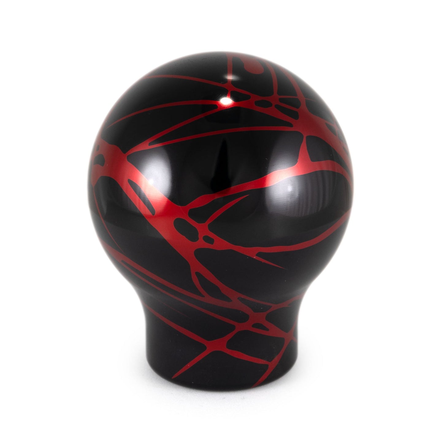 Billetworkz Automatic Shifter - Black w/ Red Splash - Fits Subaru CVT: WRX (2022+), Crosstrek (2024), Forester (2025+), Impreza (2024), Legacy/Outback (2015+)