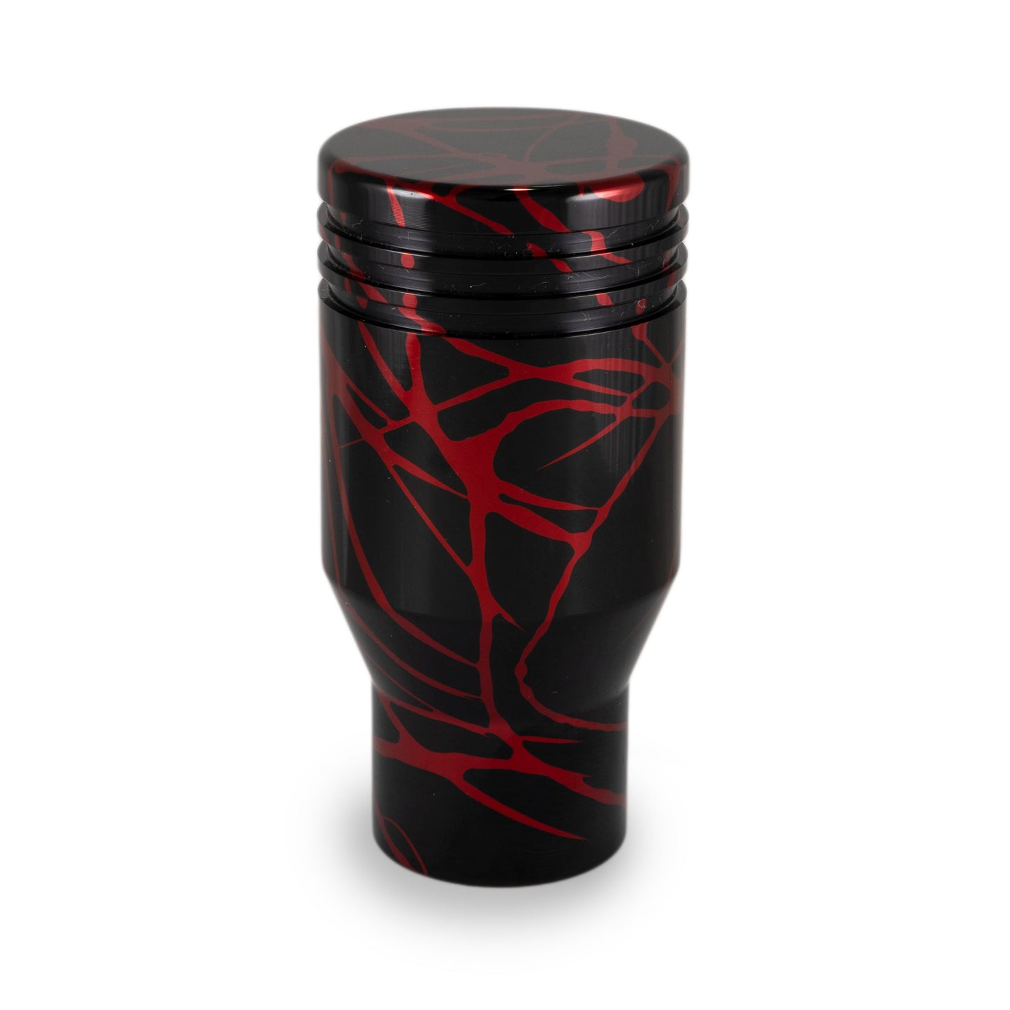 Billetworkz Automatic Shifter - Black w/ Red Splash - Fits Subaru CVT: WRX (2022+), Crosstrek (2024), Forester (2025+), Impreza (2024), Legacy/Outback (2015+)
