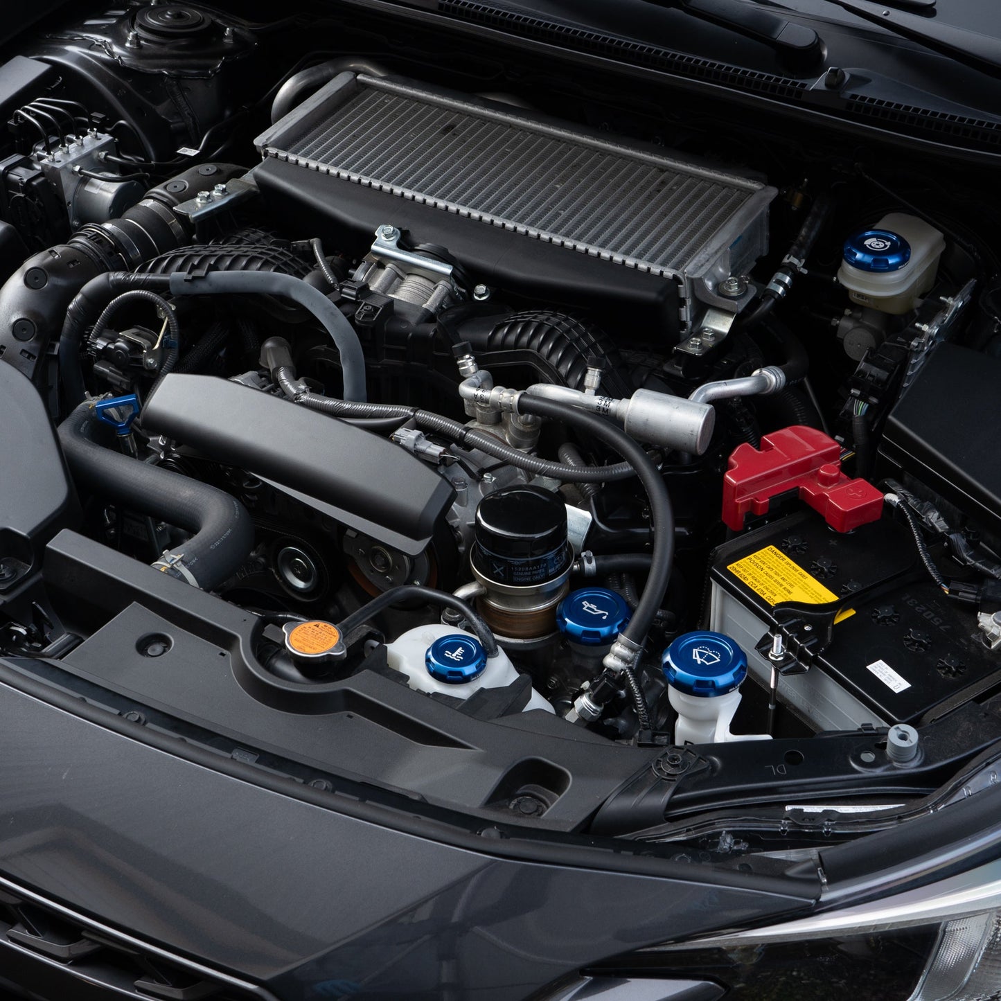 Billetworkz Engine Bay Caps - Subaru WRX/STI 2002-2007