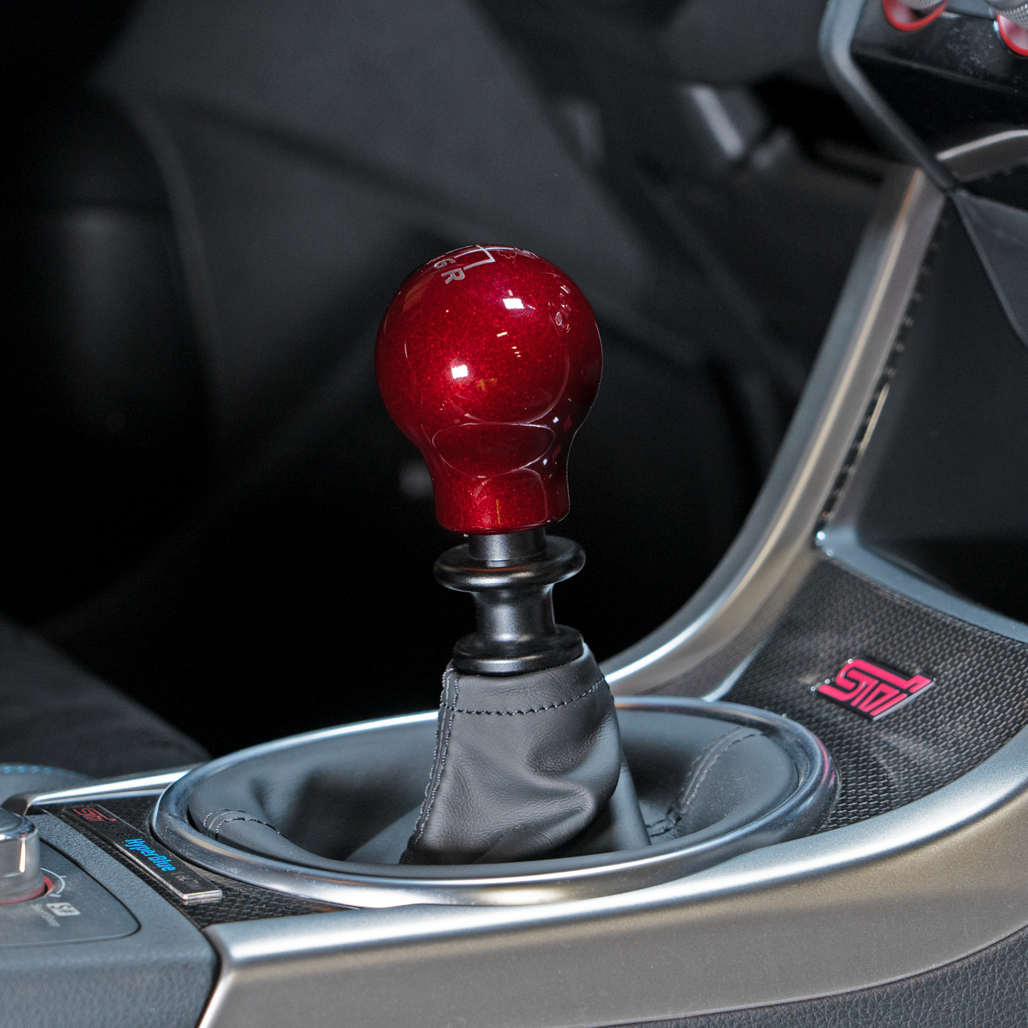 Billetworkz Weighted Shift Knob - 6 Speed Velocity Engraving - Subaru WRX 2015-2025