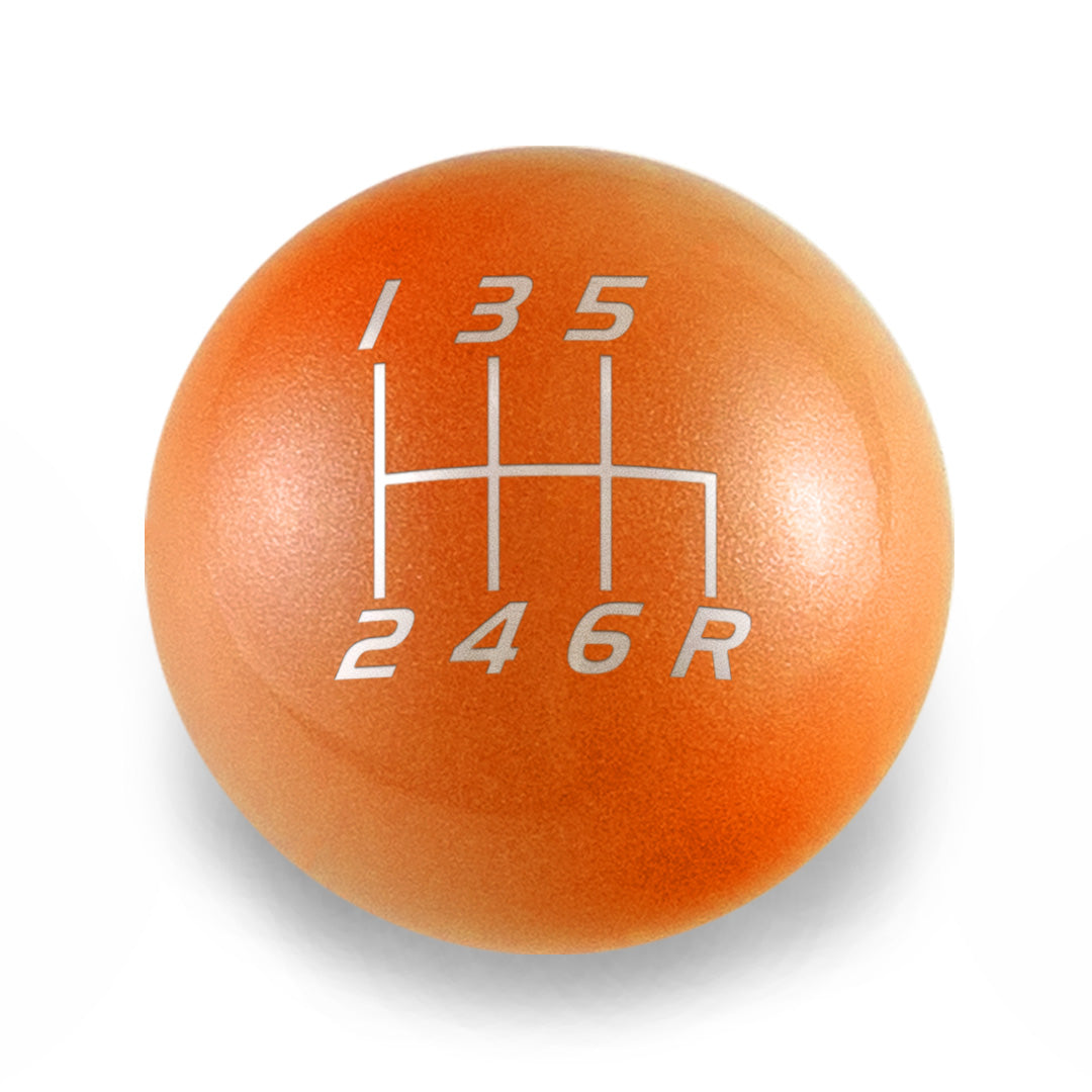 Billetworkz Weighted Shift Knob - 6 Speed Velocity Engraving - Subaru STI