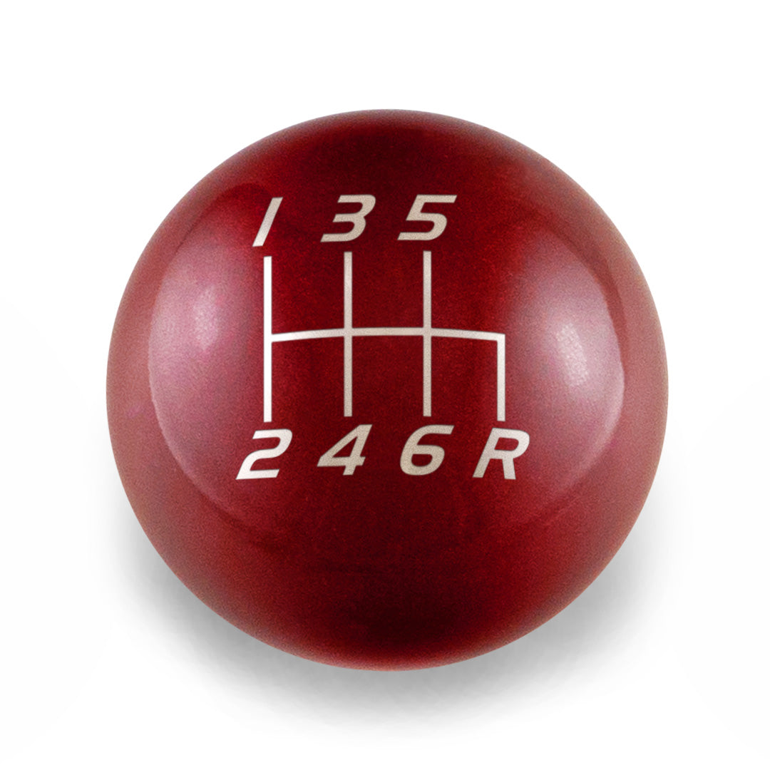 Billetworkz Weighted Shift Knob - 6 Speed Velocity Engraving - Subaru STI